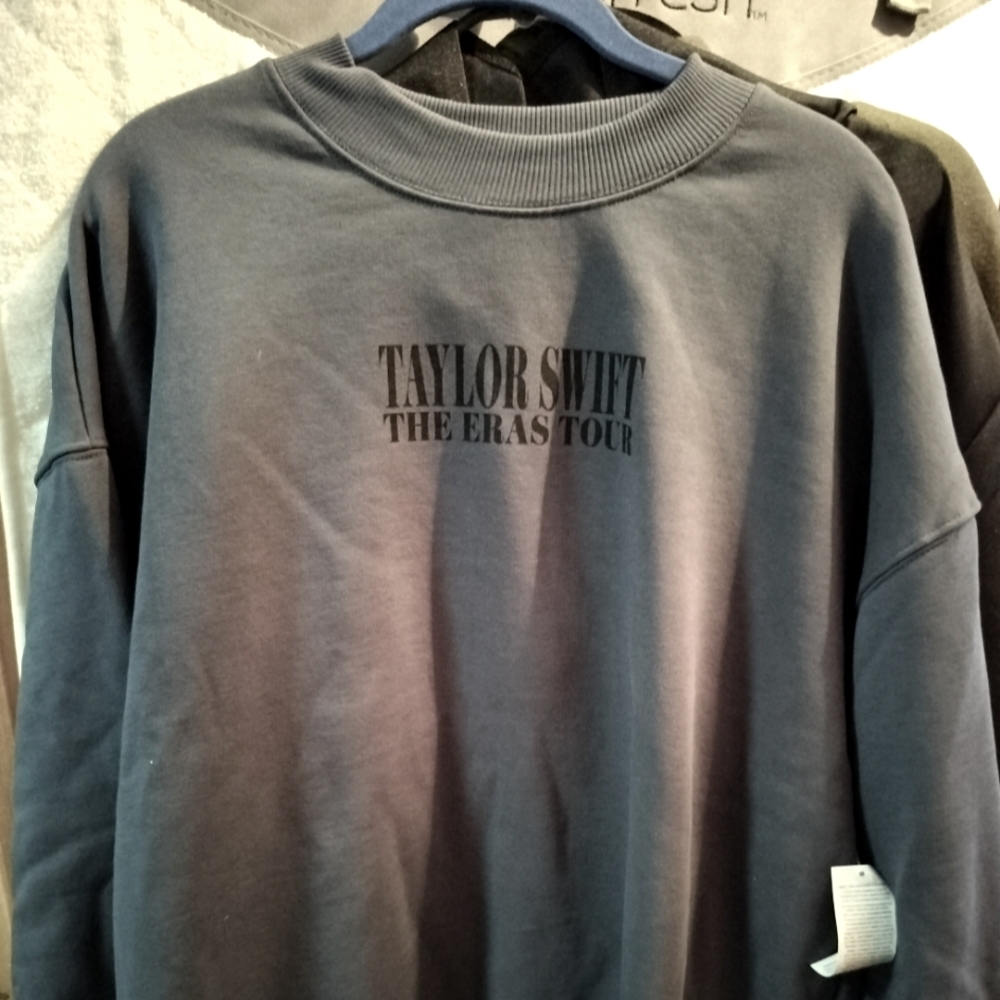 NWT Taylor Swift Eras Tour Blue Crewneck, L